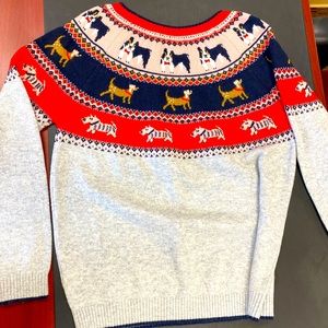 🐶 BODEN Dog Fair Isle Jumper